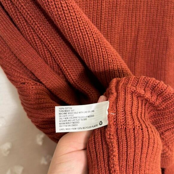 Universal standard Rust Long Cardigan Womens small - Picture 4 of 4